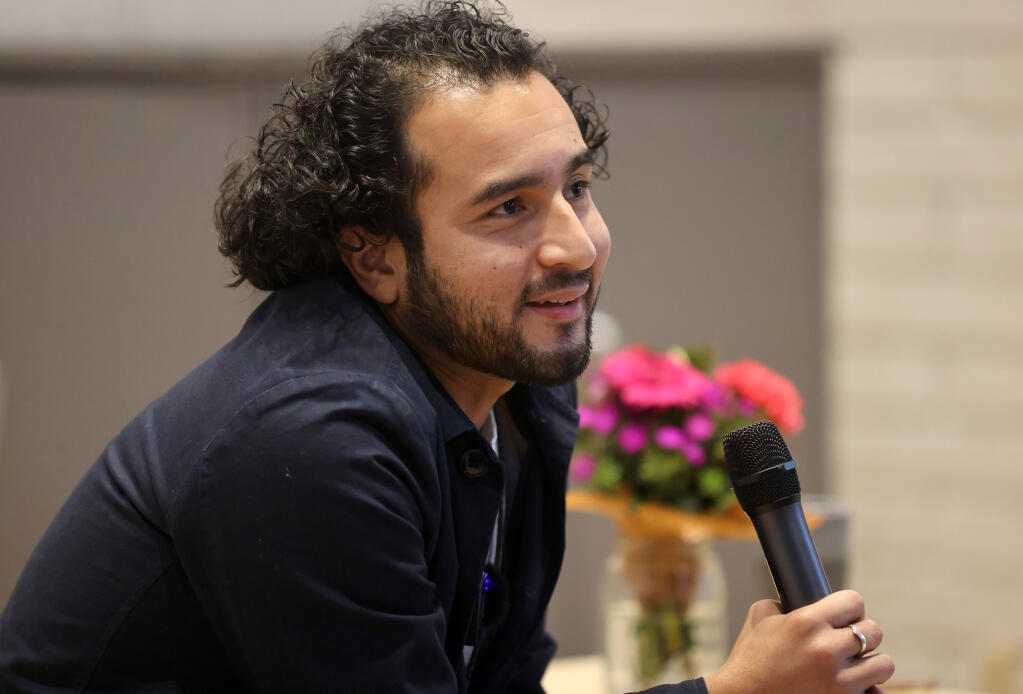 Poet Javier Zamora tells of solo journey to US as a boy, importance of mental health at Sonoma event