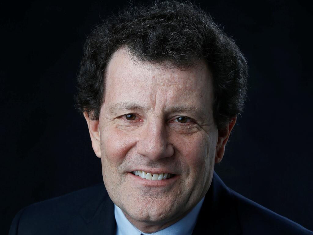 Journalist Nicholas Kristof to address global, national challenges at Sonoma event